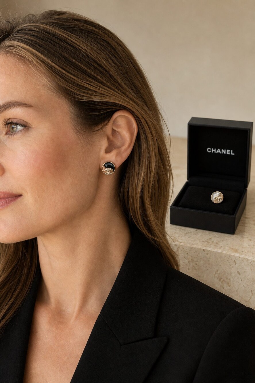 CHANEL Classic Parisian Earrings Style 10 | New with Box - Picture 8 of 9